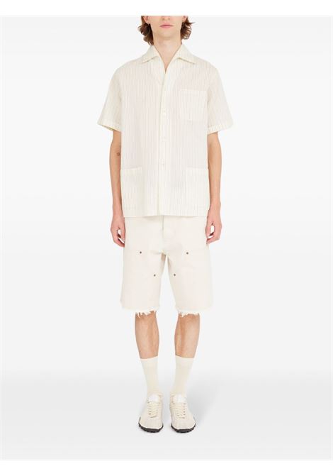 camicie maniche corte uomo beige MAISON MARGIELA | S50DR0009 M35276001F